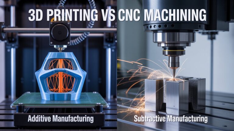 3D Printing vs CNC Machining: Complete Guide for Engineers
